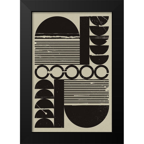 Black Alignment I  Black Modern Wood Framed Art Print by William, Gary