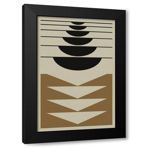 Dipped Black Modern Wood Framed Art Print with Double Matting by Williams, Gary
