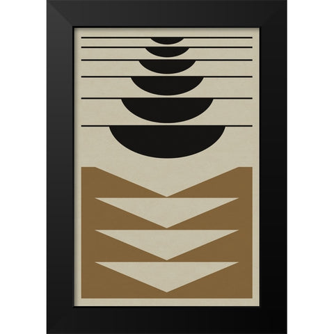 Dipped Black Modern Wood Framed Art Print by Williams, Gary