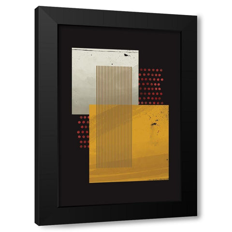 Abstract Geo I  Black Modern Wood Framed Art Print by William, Gary