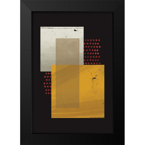 Abstract Geo I  Black Modern Wood Framed Art Print by William, Gary