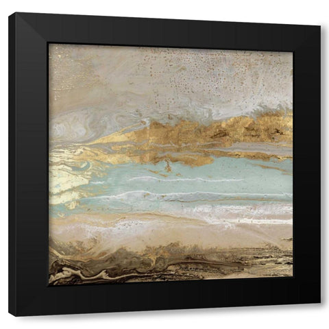 Playa Secreto I Black Modern Wood Framed Art Print by Kroeker, Wendy