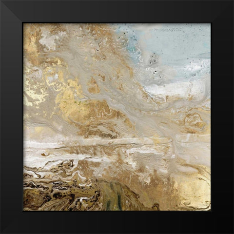 Playa Secreto III Black Modern Wood Framed Art Print by Kroeker, Wendy