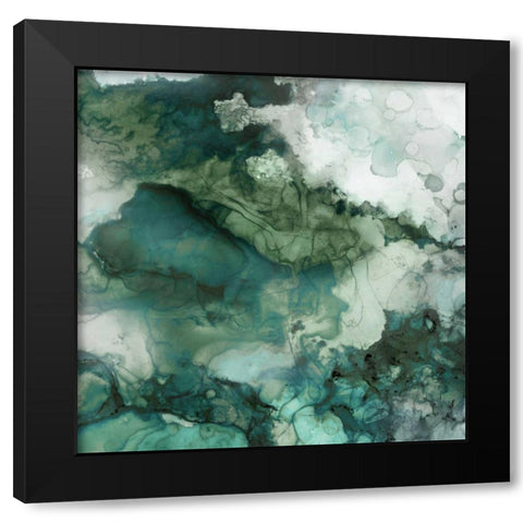 Zen Panel II Black Modern Wood Framed Art Print by Kroeker, Wendy