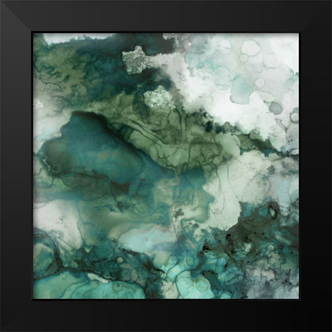 Zen Panel II Black Modern Wood Framed Art Print by Kroeker, Wendy
