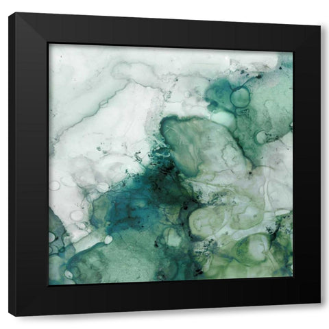 Zen Panel IV Black Modern Wood Framed Art Print with Double Matting by Kroeker, Wendy