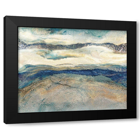 Blue Danube I Black Modern Wood Framed Art Print by Kroeker, Wendy