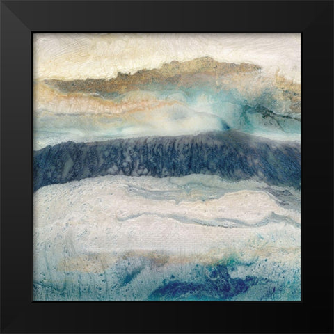 Mountain Peak II Black Modern Wood Framed Art Print by Kroeker, Wendy
