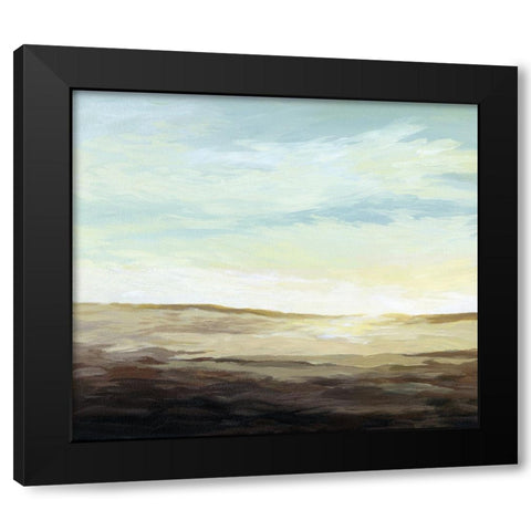 A Zen Morning Black Modern Wood Framed Art Print with Double Matting by Kroker, Wendy