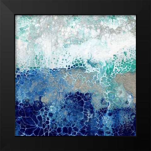 Dappled Light Black Modern Wood Framed Art Print by Kroekerm, Wendy