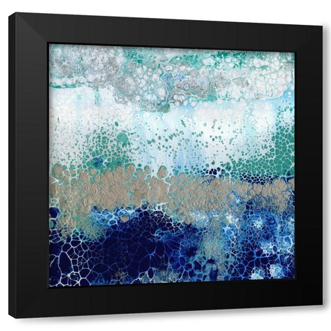 Star Light Black Modern Wood Framed Art Print with Double Matting by Kroekerm, Wendy