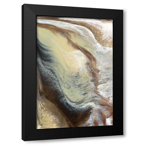 Caramel Black Modern Wood Framed Art Print by Kroeker, Wendy