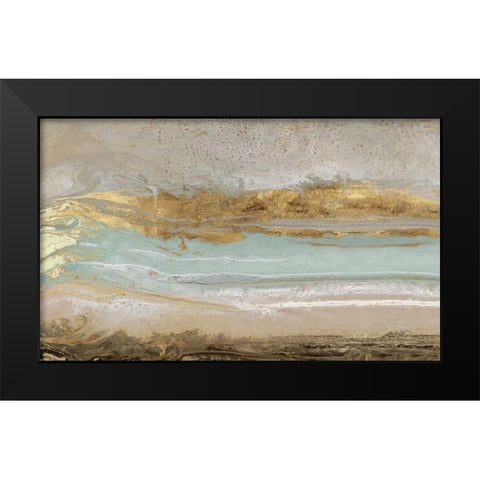 Soprano Black Modern Wood Framed Art Print by Wendy Kroeker