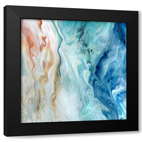 Solace Black Modern Wood Framed Art Print by Kroeker, Wendy