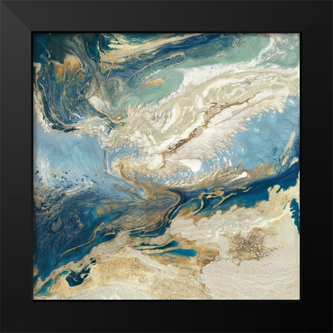 Sea Destiny I Black Modern Wood Framed Art Print by Kroeker, Wendy
