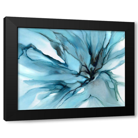 Charisma Blue  Black Modern Wood Framed Art Print with Double Matting by Kroker, Wendy