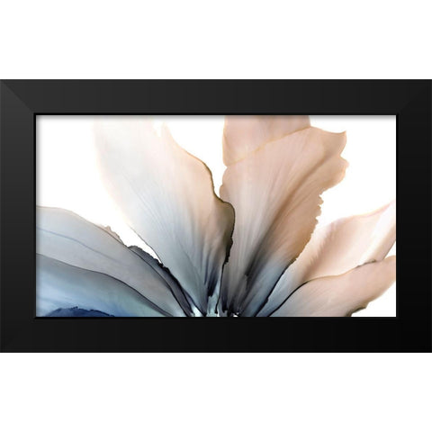 Delicate in Blue  Black Modern Wood Framed Art Print by Kroker, Wendy
