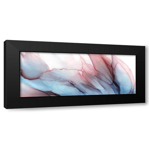 Blooming Petals Black Modern Wood Framed Art Print with Double Matting by Kroker, Wendy
