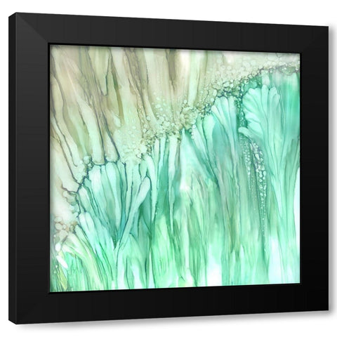 Dream Flower  Black Modern Wood Framed Art Print by Kroker, Wendy
