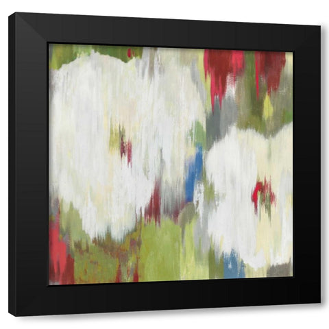 Ikat Avenue II Black Modern Wood Framed Art Print with Double Matting by Wilson, Aimee