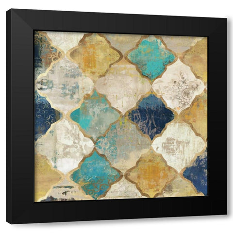 Monaco I Black Modern Wood Framed Art Print with Double Matting by Wilson, Aimee