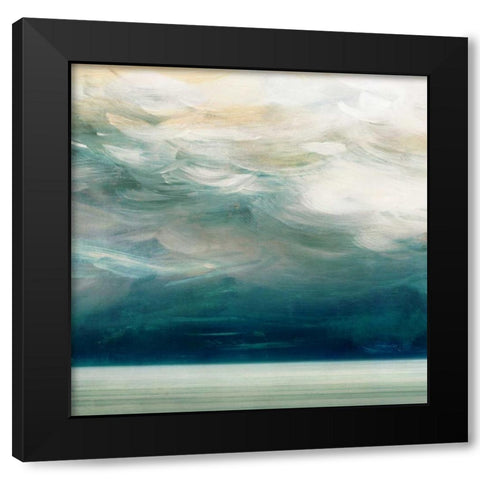 Ocean Breeze I Black Modern Wood Framed Art Print with Double Matting by Wilson, Aimee