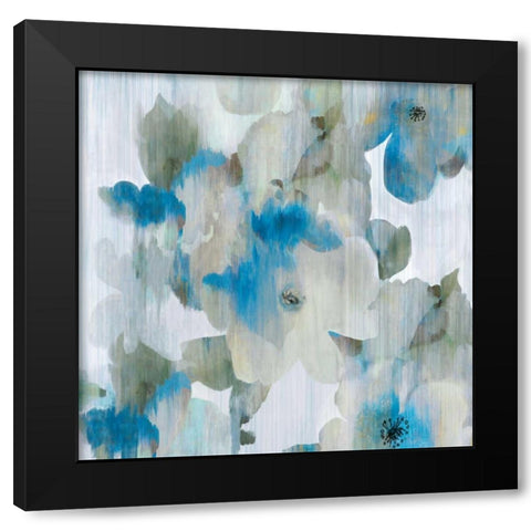 Forget Me Not I Black Modern Wood Framed Art Print by Wilson, Aimee