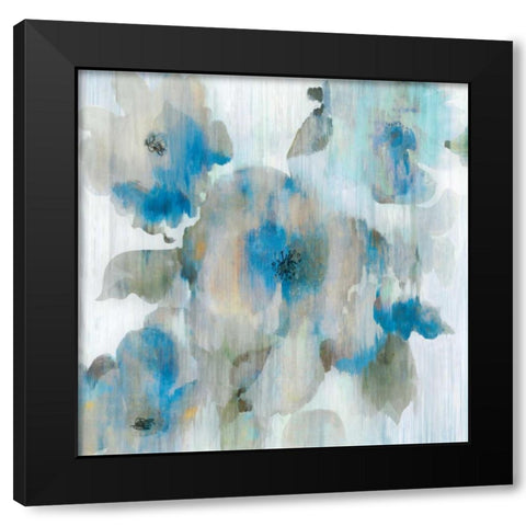 Forget Me Not II Black Modern Wood Framed Art Print by Wilson, Aimee