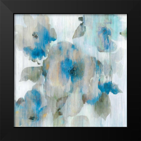 Forget Me Not II Black Modern Wood Framed Art Print by Wilson, Aimee