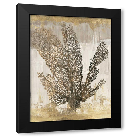 Coral Splendor I Black Modern Wood Framed Art Print by Wilson, Aimee