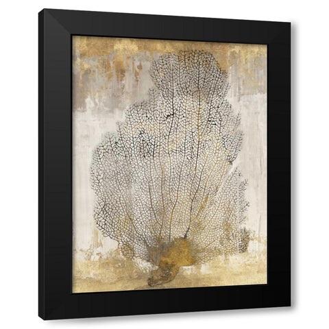 Coral Splendor II Black Modern Wood Framed Art Print by Wilson, Aimee