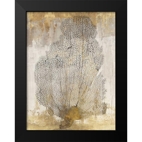 Coral Splendor II Black Modern Wood Framed Art Print by Wilson, Aimee