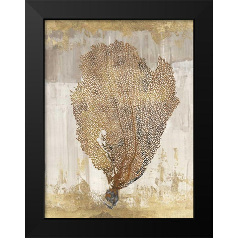 Coral Splendor III Black Modern Wood Framed Art Print by Wilson, Aimee