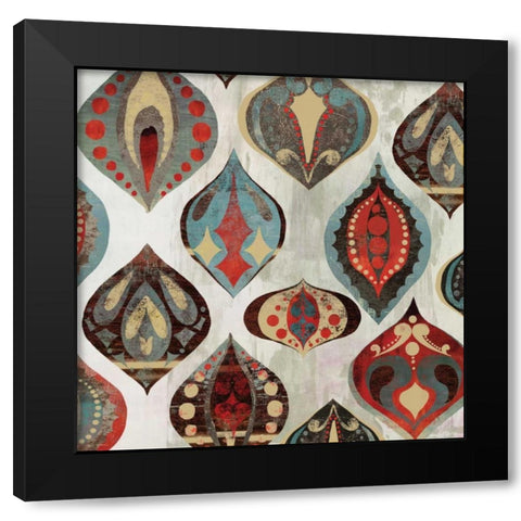 Ornamental I Black Modern Wood Framed Art Print with Double Matting by Aimee