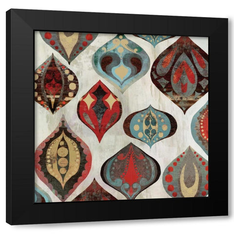 Ornamental II Black Modern Wood Framed Art Print by Aimee