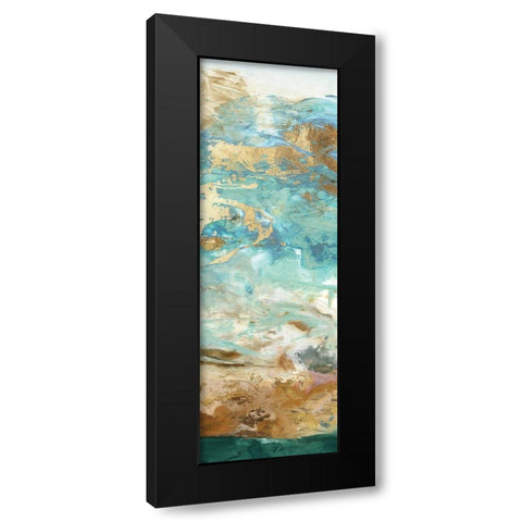 Seaside Abstract I Black Modern Wood Framed Art Print with Double Matting by Wilson, Aimee