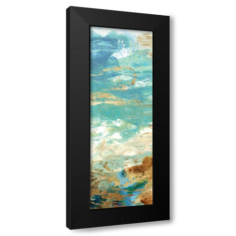 Seaside Abstract II Black Modern Wood Framed Art Print with Double Matting by Wilson, Aimee