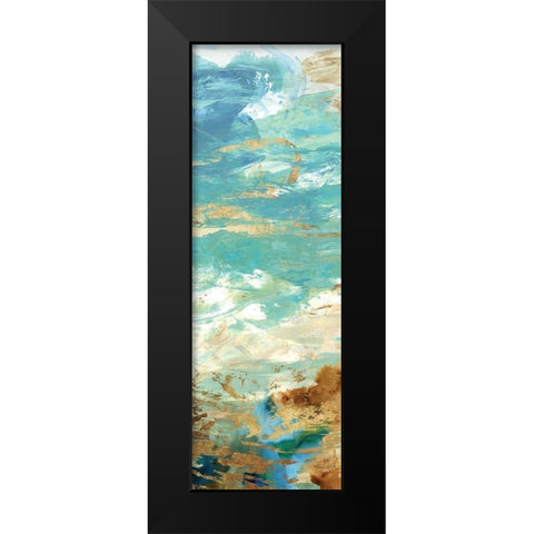 Seaside Abstract II Black Modern Wood Framed Art Print by Wilson, Aimee