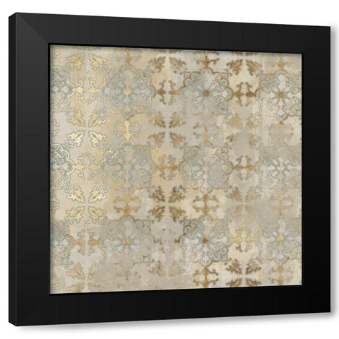 Golden Impressions III Black Modern Wood Framed Art Print with Double Matting by Wilson, Aimee