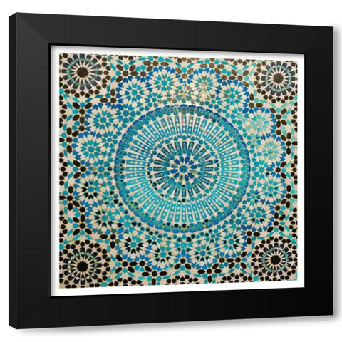 Cool Mosaic III Black Modern Wood Framed Art Print by Wilson, Aimee