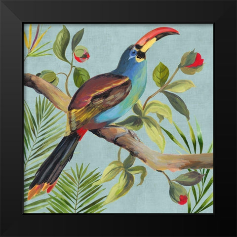 Paradise Toucan I Black Modern Wood Framed Art Print by Wilson, Aimee