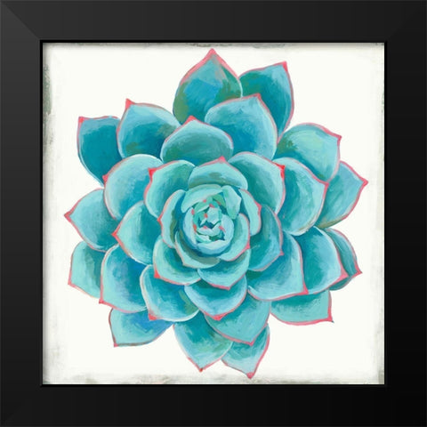 Pastel Succulent II Black Modern Wood Framed Art Print by Wilson, Aimee