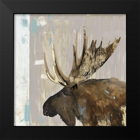 Moose Tails I Black Modern Wood Framed Art Print by Wilson, Aimee