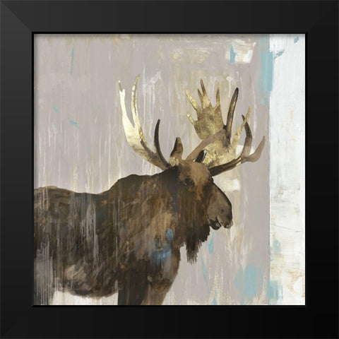 Moose Tails II Black Modern Wood Framed Art Print by Wilson, Aimee