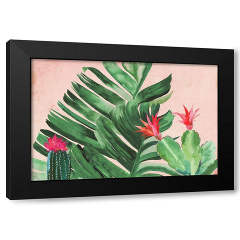 Tropical Paradise Black Modern Wood Framed Art Print by Wilson, Aimee