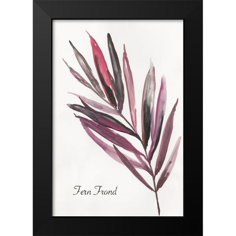 Fern Frond  Black Modern Wood Framed Art Print by Wilson, Aimee