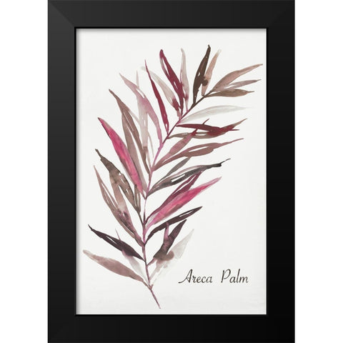 Areca Palm Black Modern Wood Framed Art Print by Wilson, Aimee