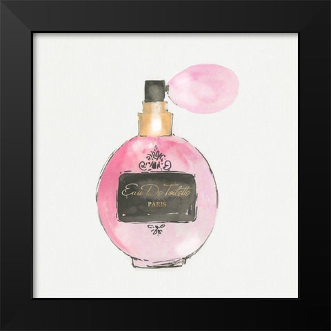 Perfume Paris I  Black Modern Wood Framed Art Print by Aimee Wilson