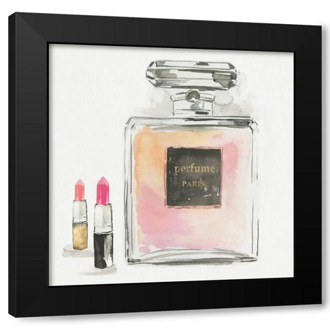 Perfume Paris III  Black Modern Wood Framed Art Print with Double Matting by Aimee Wilson