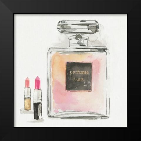 Perfume Paris III  Black Modern Wood Framed Art Print by Aimee Wilson